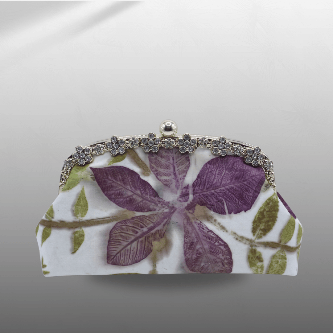 Ecoprint Clutch Frame Purse