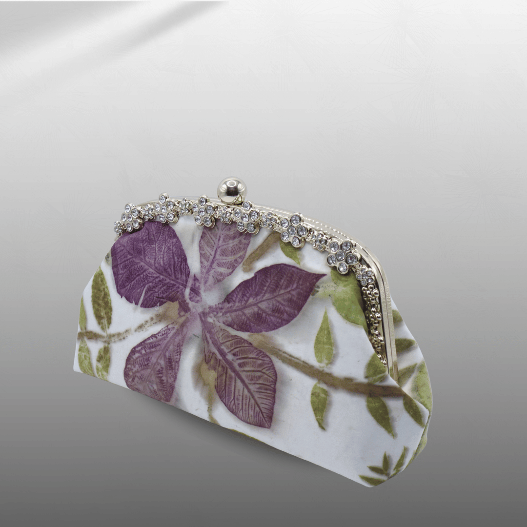 Ecoprint Clutch Frame Purse - Image 3