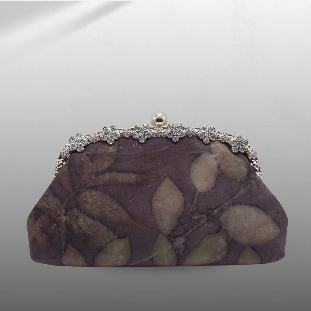 Ecoprint Clutch Frame Purse
