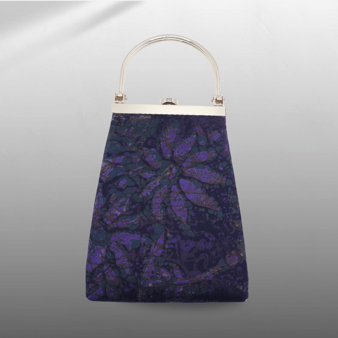 Batik Phone Sling Bag Kisslock Frame - Image 3
