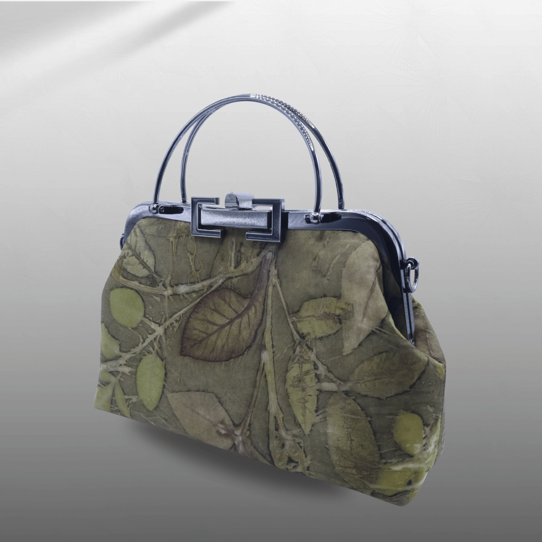 Ecoprint Handbag Metal Handle Frame