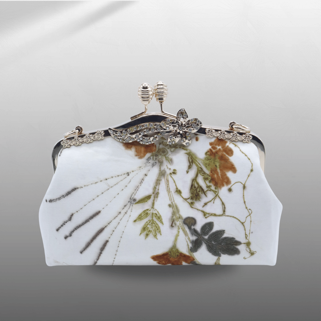 Ecoprint Diamond Frame Handbag